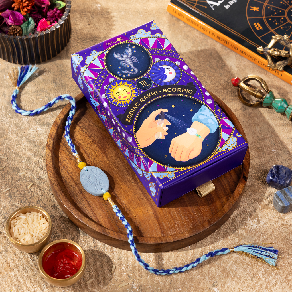 Phool Scorpio Zodiac Perfume Rakhi